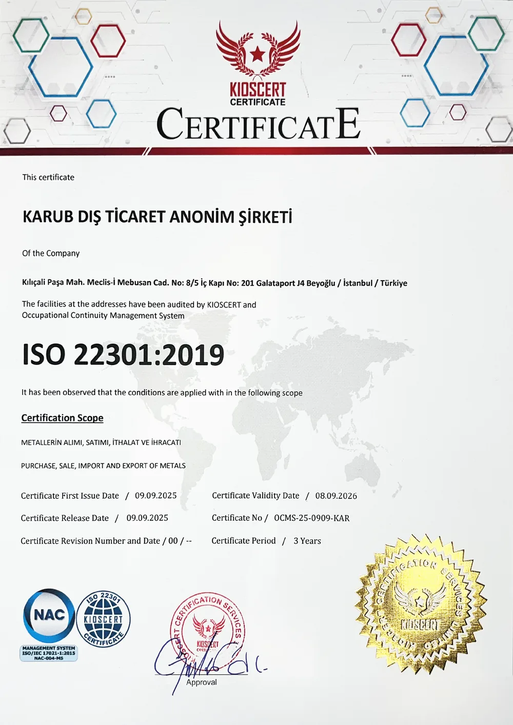 karub certificates image 1